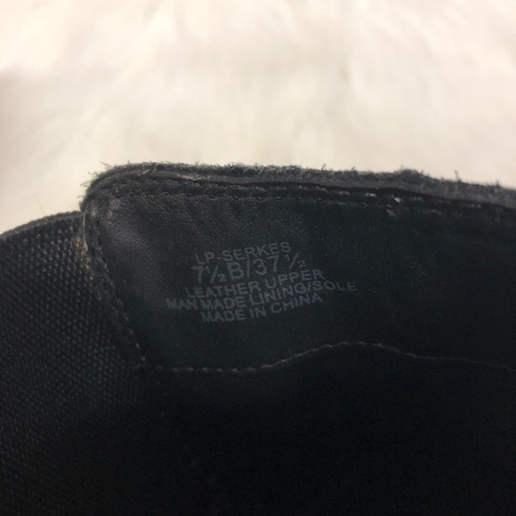 Lucky Brand Chelsea Black wedge suede booties - Picture 8 of 8